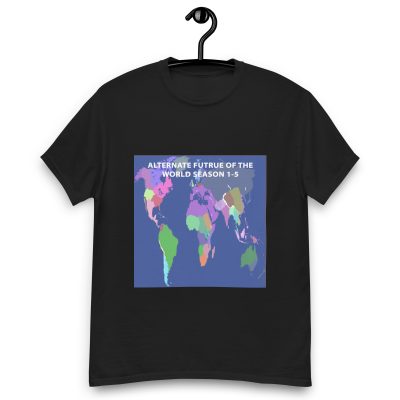 Alternate Future of The World Map T-Shirt - Image 4