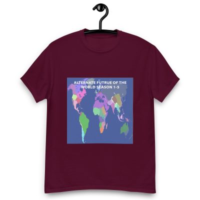 Alternate Future of The World Map T-Shirt - Image 2