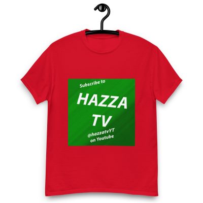 Sub to Hazza TV T-Shirt - Image 6
