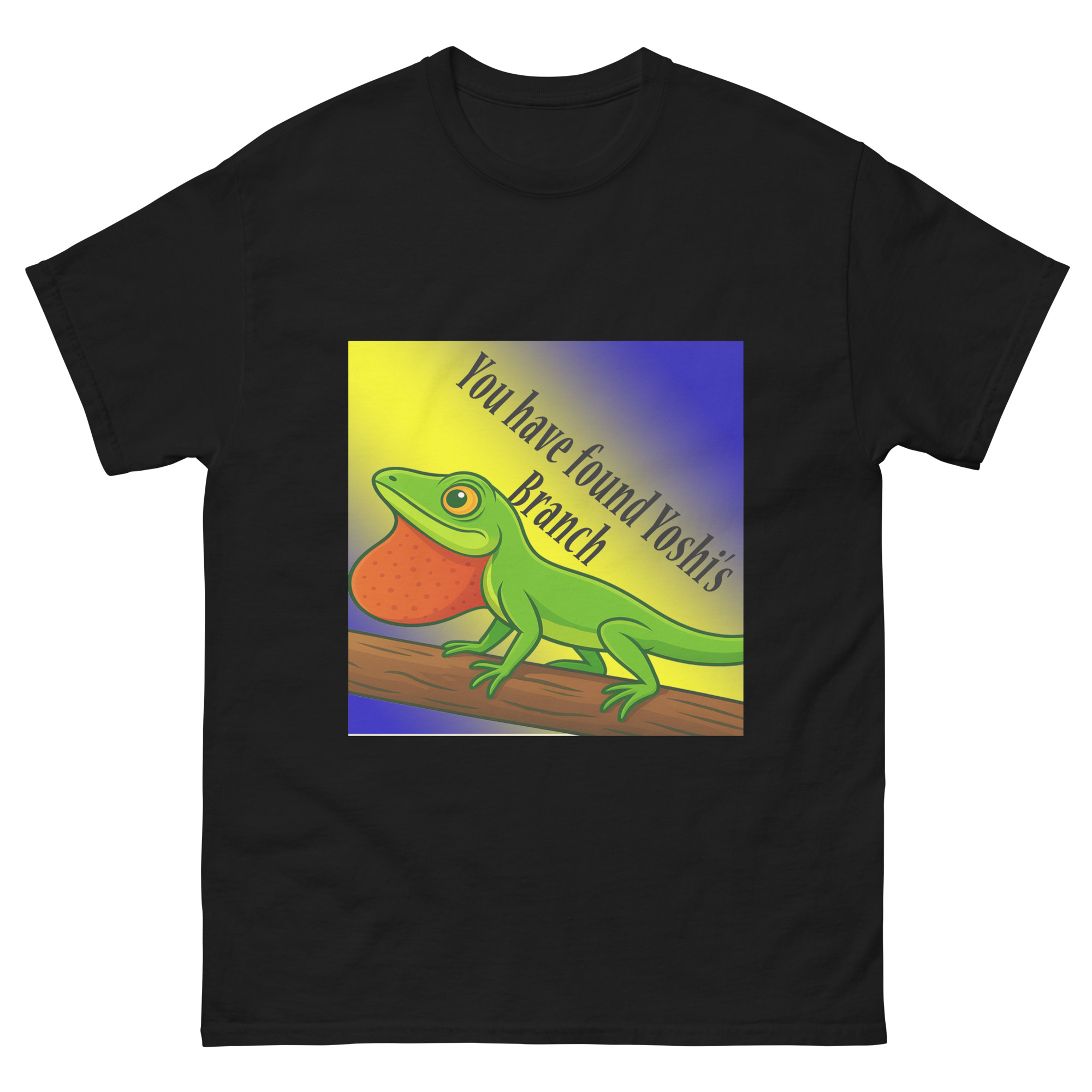 Yoshi the Green Anole T-Shirt - Image 3
