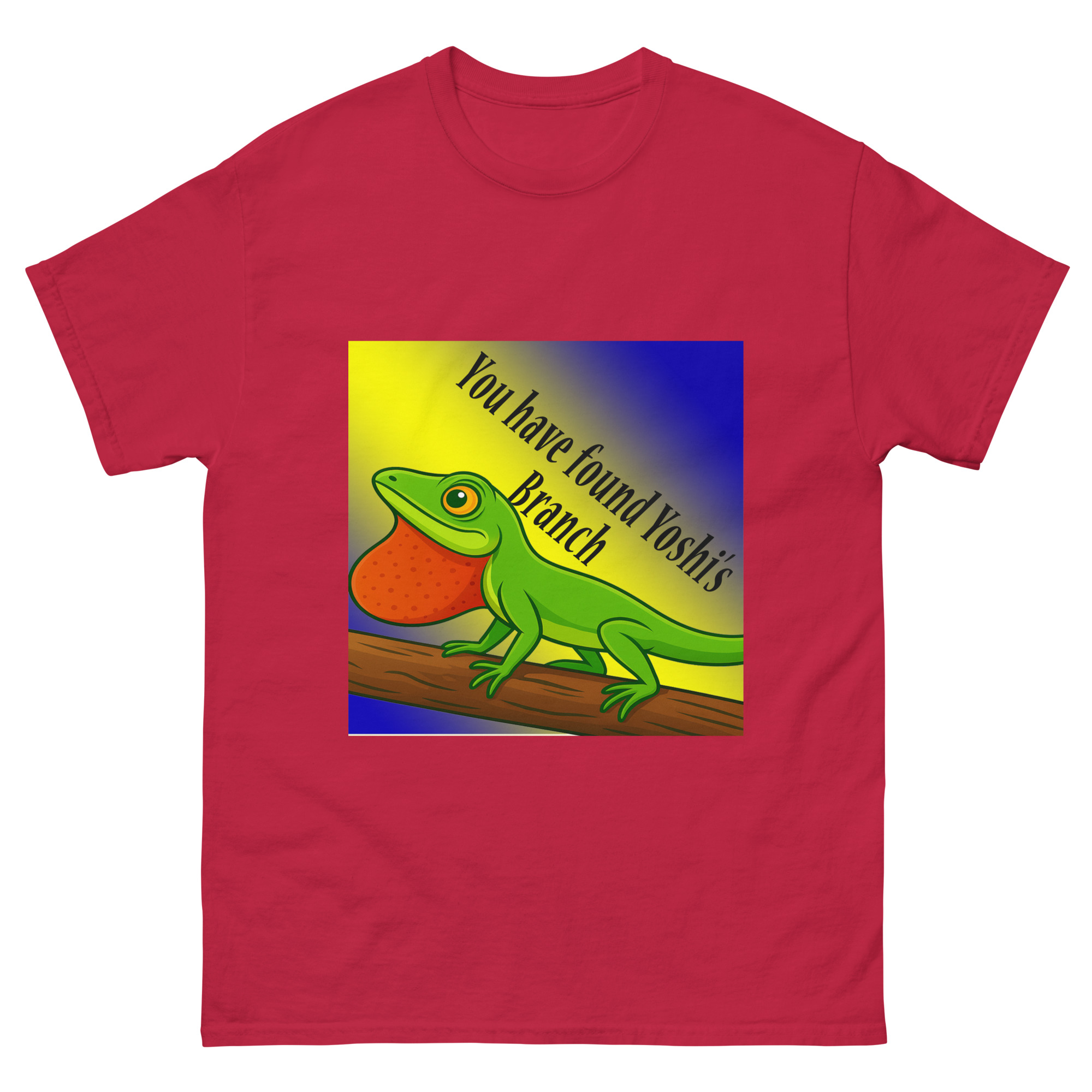 Yoshi the Green Anole T-Shirt - Image 7