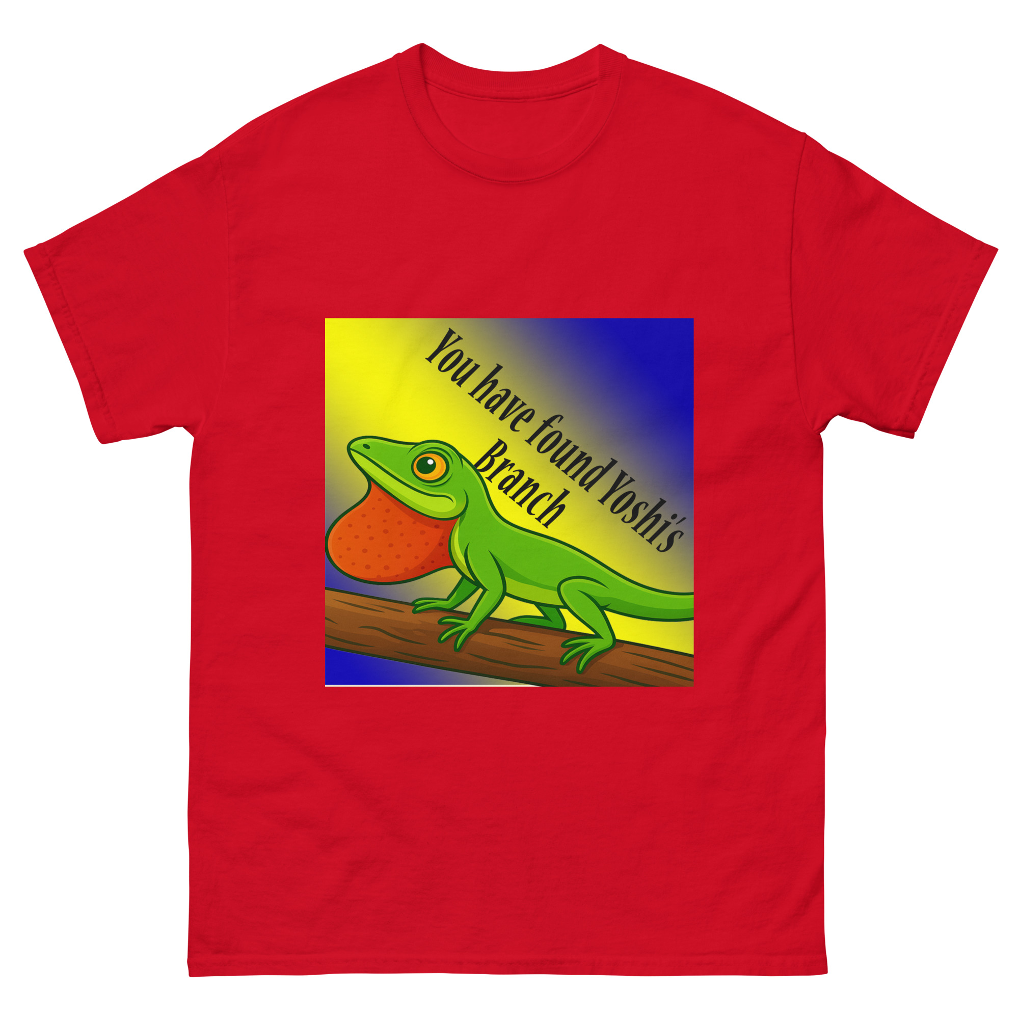 Yoshi the Green Anole T-Shirt - Image 6