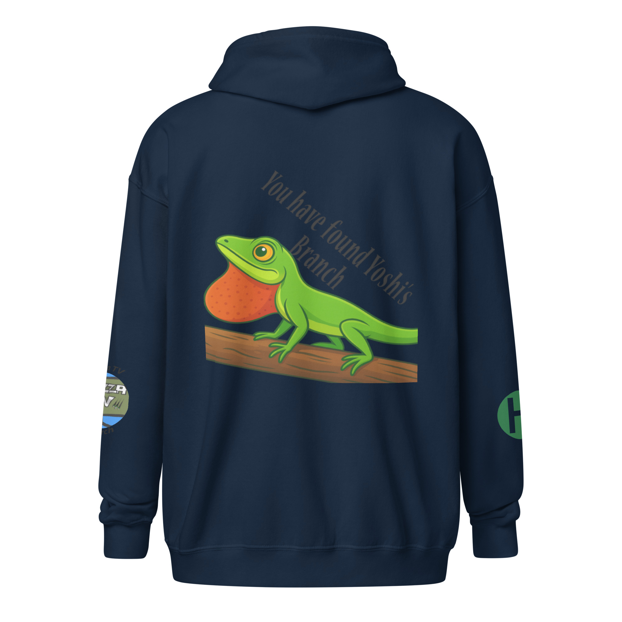 Yoshi the Green Anole Hoodie - Image 5